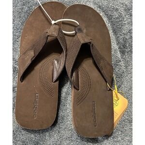 Cobian Lazo Brown Size 13 Men's Flip Flop Sandals